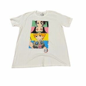 Demon Slayer Anime Shirt White XL